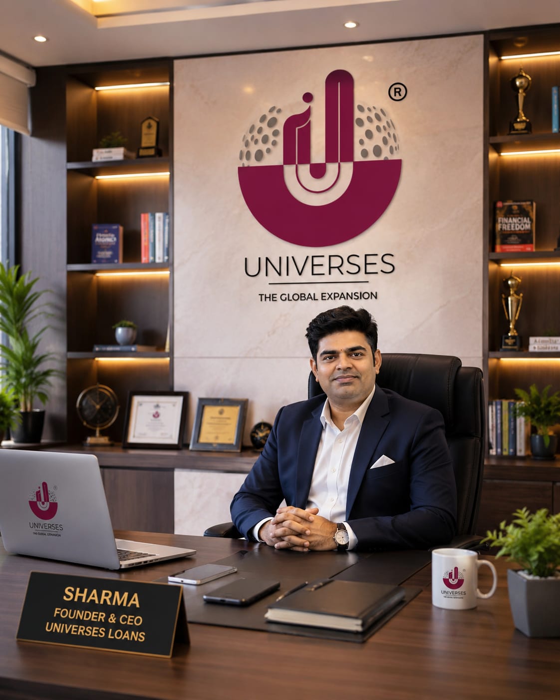 Mr. Sharma — Founder & Chairman, Universes
